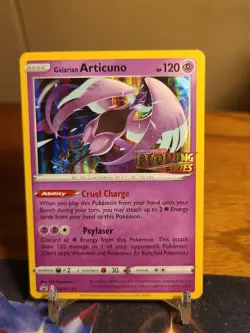 Galarian Articuno Holo Prerelease card STAMPED PROMO SWSH123 Evolving Skies - Image 1