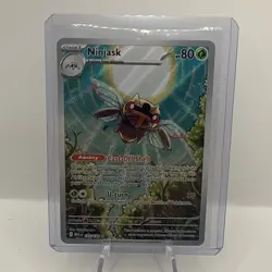 Pokemon TCG Ninjask 137/132 Mega Evolution Illustration Rare Card - Image 1