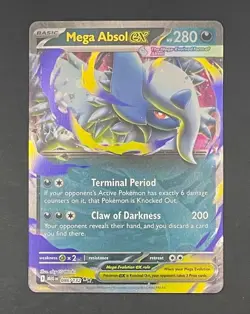 Pokemon Card Mega Absol EX 086/132 Mega Evolution - Near Mint - Image 1