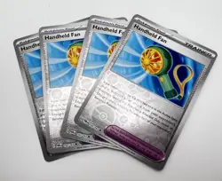 Handheld Fan Reverse Holo 150/167 4x x4 Pokemon Card Twilight Masquerade Playset - Image 1