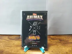 2024 Topps Animax Official Naruto Cards Sasuke Uchiha #TB10 ThunderBolt Foil - Image 2