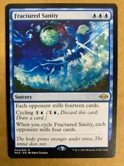 MTG 1x Fractured Sanity # 44 Modern Horizons 2 Magic the Gathering Card x1 NM - Image 1