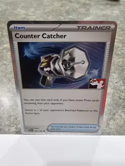 Pokemon Card - Counter Catcher HOLO Prize Pack Series (160/182) Paradox Rift NM - Image 1