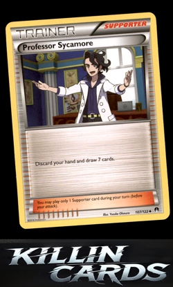 Professor Sycamore 107/122 Pokemon Uncommon XY - BREAKpoint Card LP - Image 1