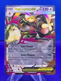 Mega Lopunny ex 084/094 Phantasmal Flames Double Rare Pokemon Card - Image 1