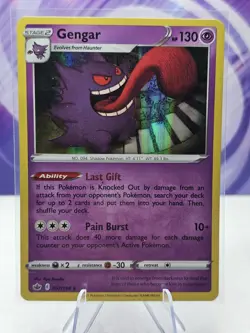 Gengar 057/198 SWSH06: Chilling Reign Holo Rare Pokemon Card - Image 1