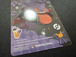 2024 Pokemon Cards Pokemon Center Japan Pokemaze Gengar Halloween Clear Card - Image 4