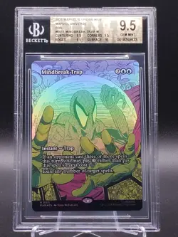 BGS 9.5 Mindbreak Trap M Foil 0011 2025 Marvel's Spider-Man MTG - Image 1