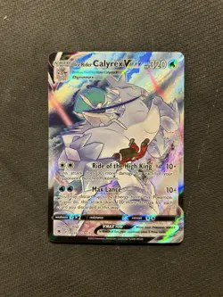 Pokemon TCG Ice Rider Calyrex Vmax TG15/TG30! NM Condition! See Description! - Image 1