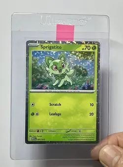 Sprigatito 001/015 (NM) Holo Rare Scarlet & Violet: McDonald’s Promo 2024 - Image 3