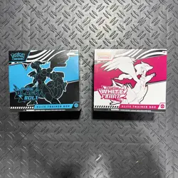 Pokemon TCG Black Bolt and White Flare ETBs - SEALED - Image 1