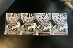 Pokemon TCG Scarlet & Violet White Flare 4x Booster Bundle - Sealed Lot - Image 1