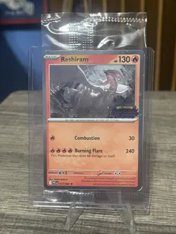 Pokemon Phantasmal Flames Reshiram 017/094 Barnes & Noble Promo Stamped Sealed - Image 1