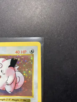 Clefairy 005/102 Base Set (Shadowless) Holo Unlimited Pokemon WOTC LP- - Image 4