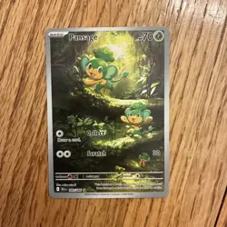 Pokemon 2025 Scarlet & Violet - White Flare Pansage Illustration Rare 089/086 NM - Image 1