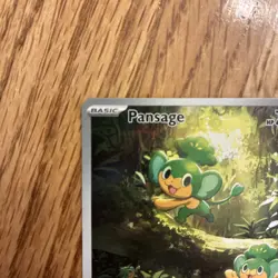 Pokemon 2025 Scarlet & Violet - White Flare Pansage Illustration Rare 089/086 NM - Image 2