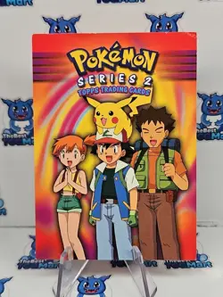 2000 Topps Pokemon TV Animation Edition Series 2 - Checklist Blue Logo MP - Image 1