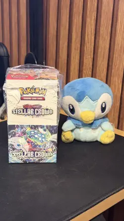Pokemon TCG: Stellar Crown Half Booster Box (18 Packs) - New & UNsealed - Image 1