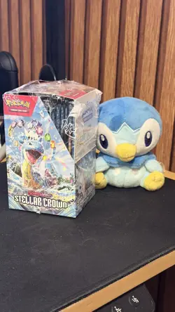 Pokemon TCG: Stellar Crown Half Booster Box (18 Packs) - New & UNsealed - Image 2