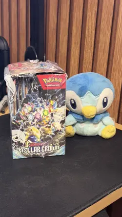 Pokemon TCG: Stellar Crown Half Booster Box (18 Packs) - New & UNsealed - Image 3
