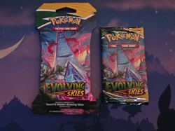 Pokemon Evolving Skies TCG Sleeved Booster Pack & Loose Pack Duraludon (Fair) - Image 1
