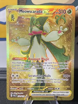 Meowscarada ex 271/193 Pokemon TCG Sv02: Paldea Evolved Hyper Rare Holo - Image 1