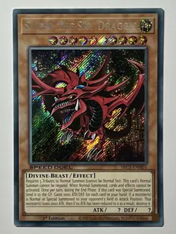 Slifer the Sky Dragon SBC1-ENH01 (NM) Secret Rare 1st Edition Speed Duel YuGiOh - Image 1