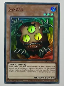 Sangan LDS3-EN001 (NM) 1st Edition RED Ultra Rare Legendary Duelists Season 3 - Image 1