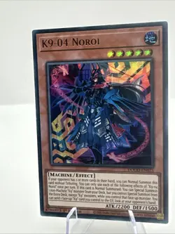 Yu Gi Oh Doom of Dimensions K9-04 Noroi 1st ED NM Ultra Rare DOOD-EN025 - Image 2