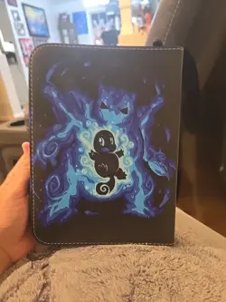Pokemon Card Binder Mewtwo Black 50 Sheet 400 Card Holder Zipper Close - Image 2