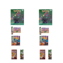 2 HYDREIGON Pokemon Happy Meal Toys #10 NEW 8 Cards+2Posters+Stickers - Image 2