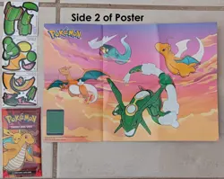 2 HYDREIGON Pokemon Happy Meal Toys #10 NEW 8 Cards+2Posters+Stickers - Image 4