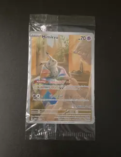 Mimikyu 075 Pokemon Center Exclusive Sv: Scarlet & Violet Promo Card SEALED MINT - Image 5