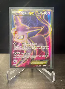 Pokemon Card XY Breakpoint : ESPEON EX 117/122 Ultra Rare Full Art - Image 1