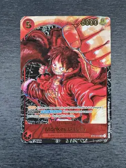 One Piece TCG Monkey.D.Luffy ST01-012 Foil Card SR Near Mint English - Image 1