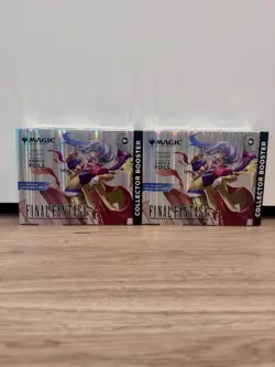Magic The Gathering Final Fantasy Collector Omega Booster Pack 2X New Sealed - Image 1