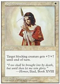 4x Righteousness ~ Moderately Played 5th Edition Fifth MTG Magic x4 4 UltimateMT - Image 1