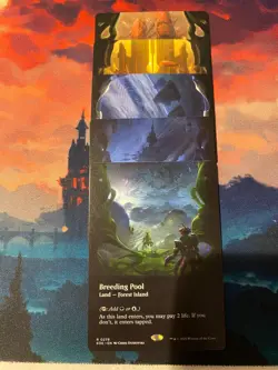 MTG Edge of Eternities Complete Set of Shock Lands Borderless - Image 1