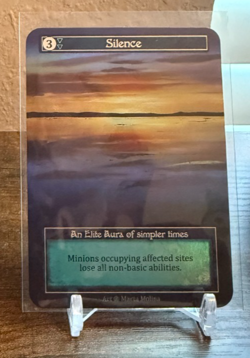 Sorcery Contested Realms - Beta - Silence Foil NM - Image 1