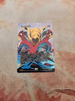 Saw In Half Borderless Foil Marvel's Spider-Man MTG NM - Image 1