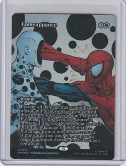Magic The Gathering Marvel SpiderMan - Comeuppance #0001 - Borderless Foil - Image 1