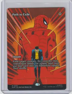 Magic The Gathering Marvel SpiderMan - Path to Exile #0004 - Borderless Mythic - Image 1