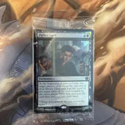 MTG Parker Luck Foil Spider-Man Prerelease SEALED Promo - Image 1