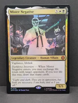 Mister Negative Marvel's Spider-Man PreRelease FOIL MTG Magic NM - Image 1