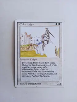 CARTA MAGIC MTG 1994 REVISED EDITION ENG WHITE KNIGHT - Image 1