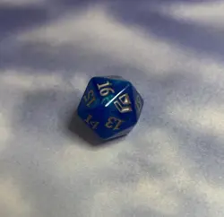 MTG Amonkhet Spindown Dice D20 Magic the Gathering Blue - Image 3