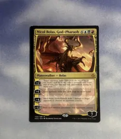 MTG Nicol Bolas, God-pharaoh Hour Of Devastation Off Center Magic The Gathering - Image 1