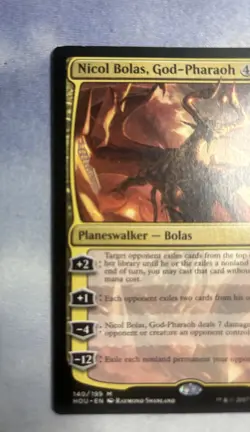MTG Nicol Bolas, God-pharaoh Hour Of Devastation Off Center Magic The Gathering - Image 4