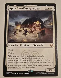 Appa, Steadfast Guardian M0010 Regular Avatar: The Last Airbender MTG NM - Image 1