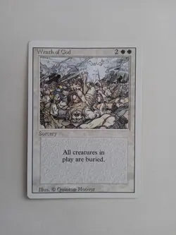 CARTA MAGIC MTG 1994 REVISED EDITION ENG WRATH OF GOD - Image 1